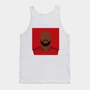 Alexandre Lacazette Minimalistic Face Art Tank Top